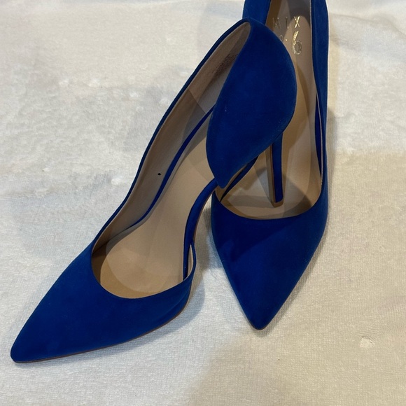 Mix No.6 Blue stilettos size 10 - Picture 2 of 3